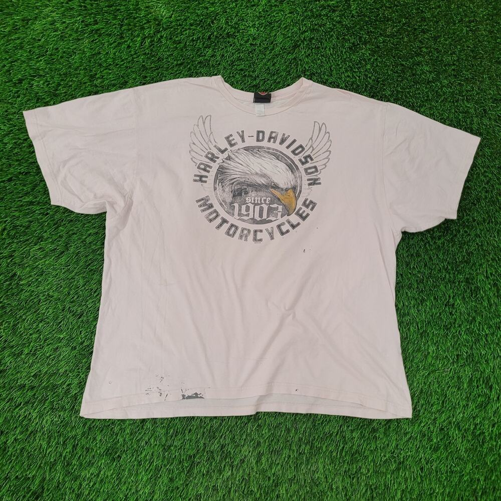 Harley-Davidson Eagle Shirt 2XL 27x28 Lewiston Maine